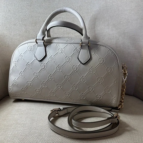 Juicy Couture Cream Satchel with Heart and Bear Charms - Picture 9 of 14